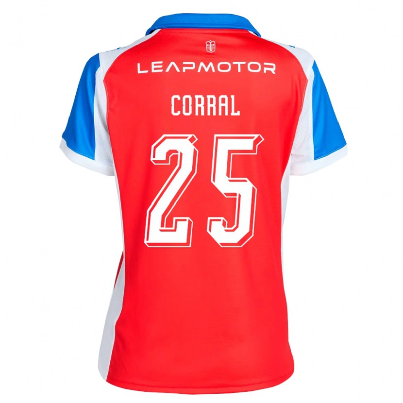 Danxen Herren Diego Corral #25 Rot Blau Auswärtstrikot Trikot 2026/27 T-Shirt Schweiz
