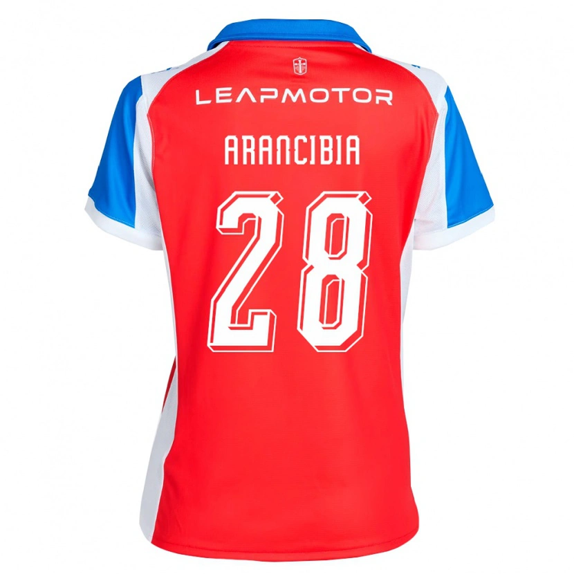 Danxen Herren Francisco Arancibia #28 Rot Blau Auswärtstrikot Trikot 2026/27 T-Shirt Schweiz