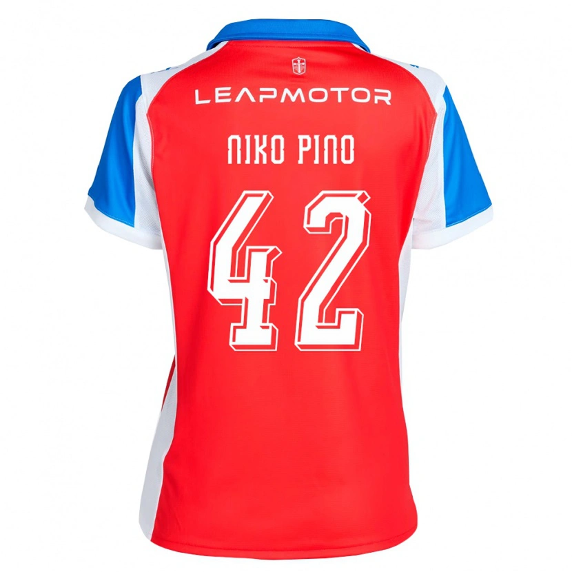 Danxen Herren Nickolas Pino #42 Rot Blau Auswärtstrikot Trikot 2026/27 T-Shirt Schweiz
