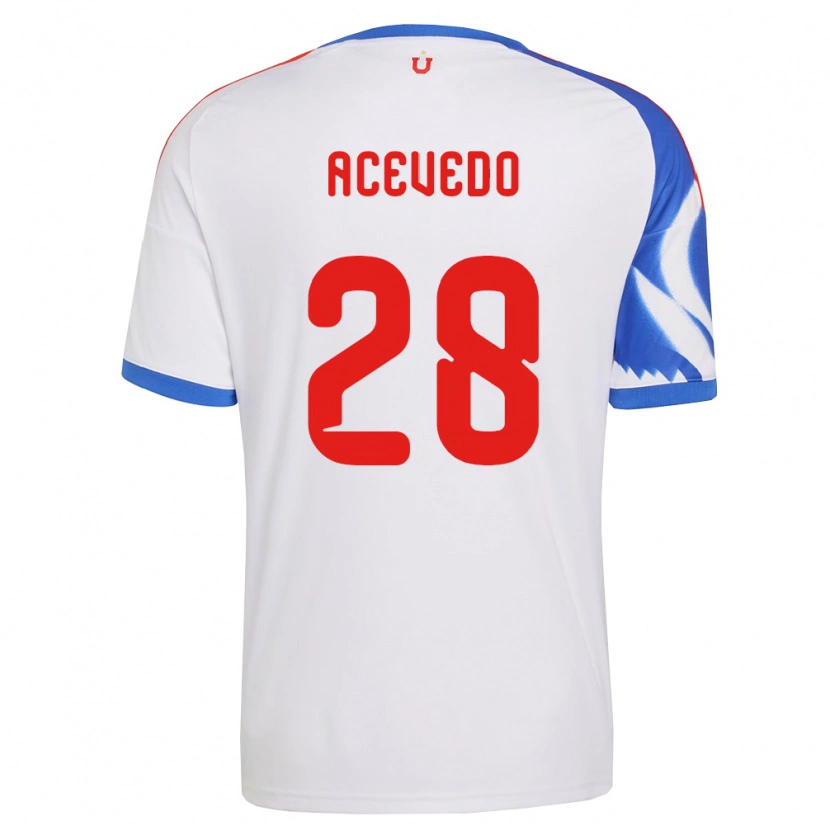 Danxen Herren Florencia Acevedo #28 Weiß Marineblau Auswärtstrikot Trikot 2026/27 T-Shirt Schweiz