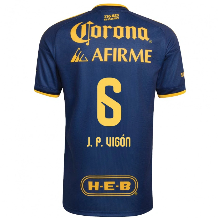 Danxen Herren Juan Pablo Vigón #6 Königsblau Gelb Auswärtstrikot Trikot 2026/27 T-Shirt Schweiz