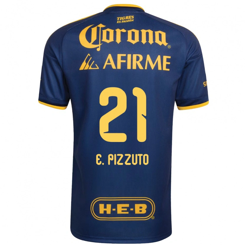 Danxen Herren Eugenio Pizzuto #21 Königsblau Gelb Auswärtstrikot Trikot 2026/27 T-Shirt Schweiz