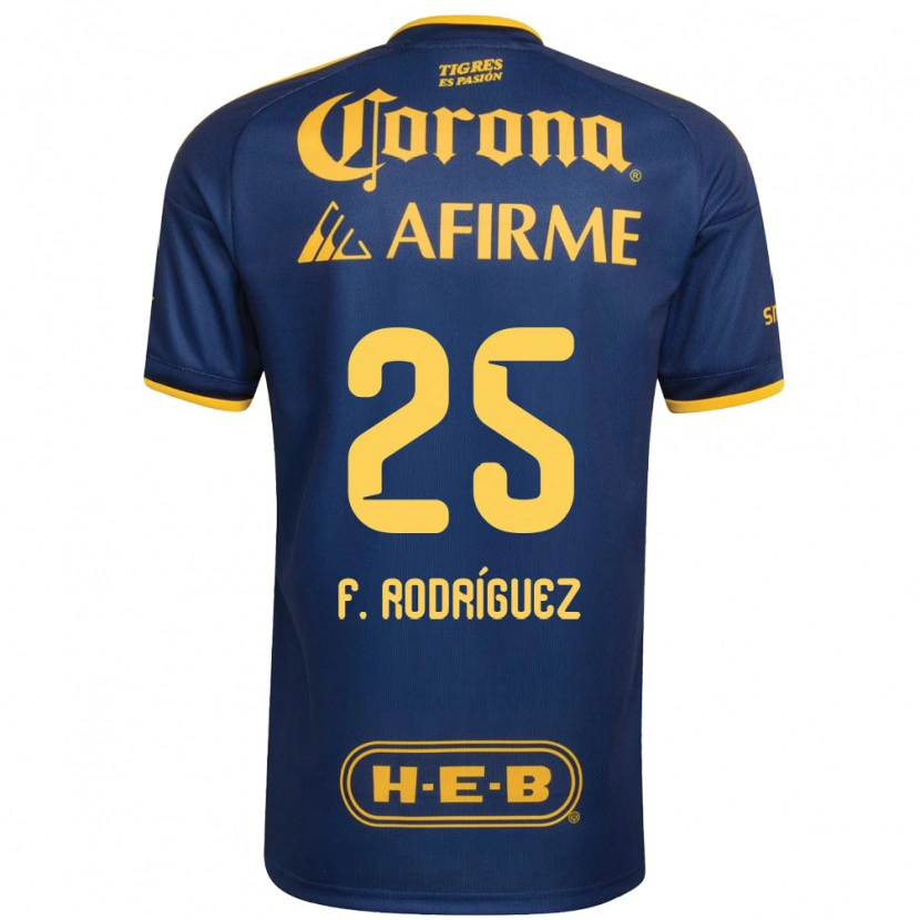 Danxen Herren Felipe Rodríguez #25 Königsblau Gelb Auswärtstrikot Trikot 2026/27 T-Shirt Schweiz