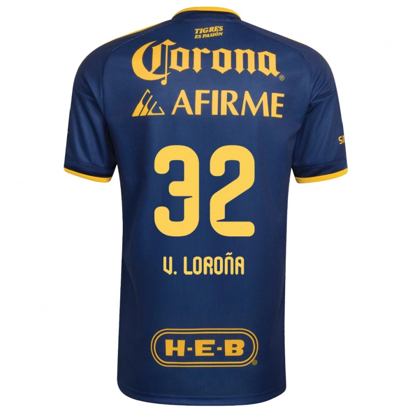Danxen Herren Vladímir Loroña #32 Königsblau Gelb Auswärtstrikot Trikot 2026/27 T-Shirt Schweiz