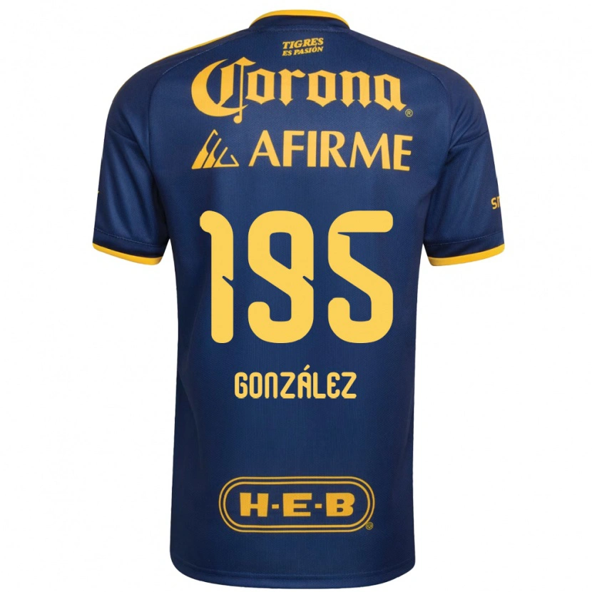 Danxen Herren Germán González #195 Königsblau Gelb Auswärtstrikot Trikot 2026/27 T-Shirt Schweiz