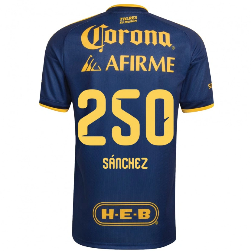Danxen Herren Fernando Sánchez #250 Königsblau Gelb Auswärtstrikot Trikot 2026/27 T-Shirt Schweiz