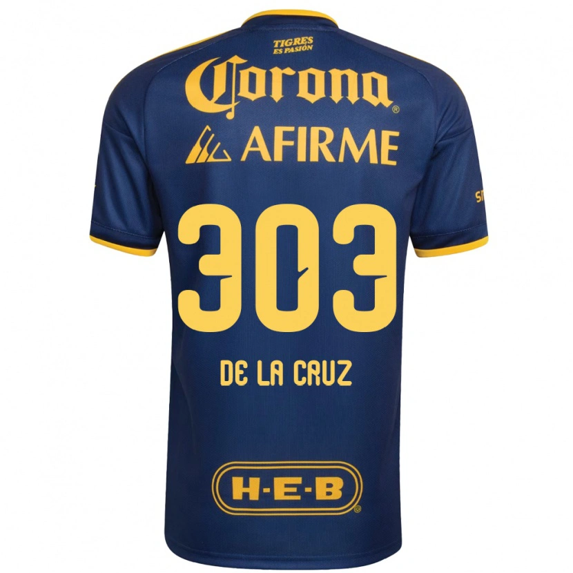 Danxen Herren Erick De La Cruz #303 Königsblau Gelb Auswärtstrikot Trikot 2026/27 T-Shirt Schweiz