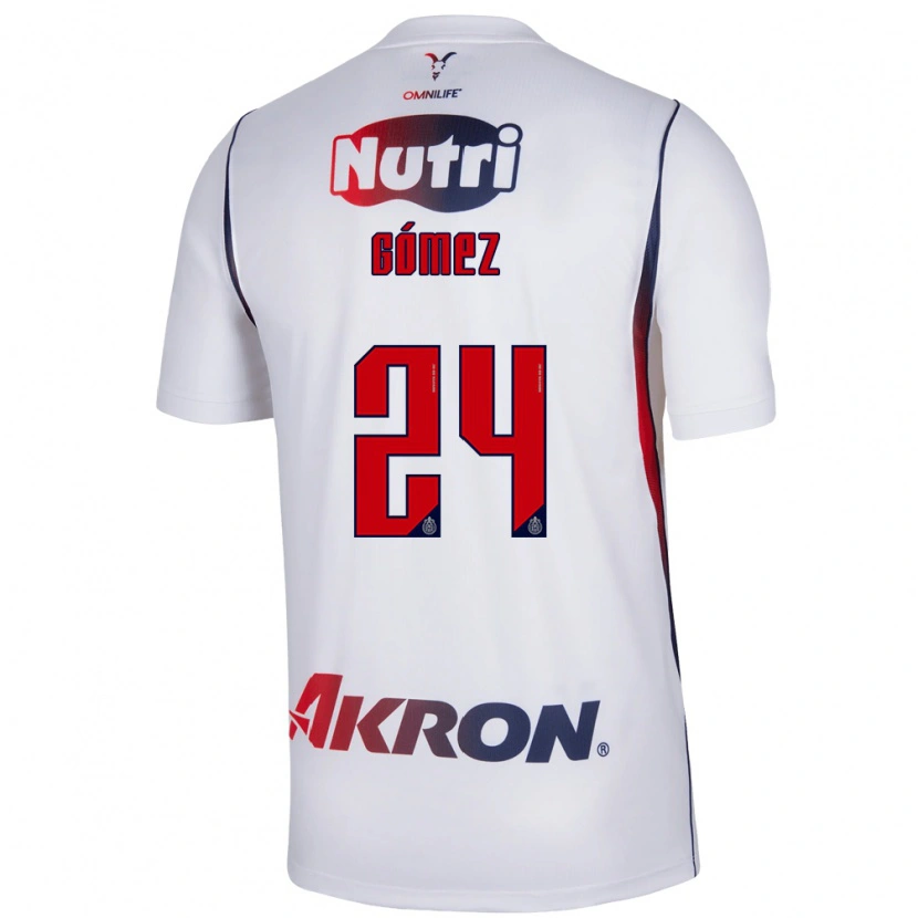 Danxen Herren Miguel Gómez #24 Rot Weiß Marineblau Auswärtstrikot Trikot 2026/27 T-Shirt Schweiz