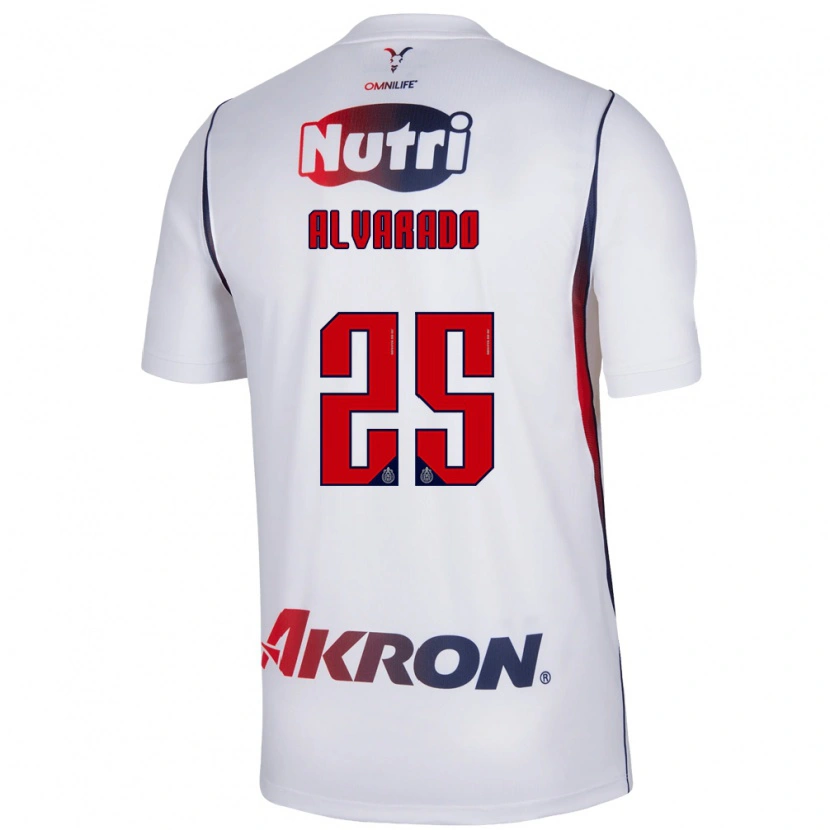 Danxen Herren Roberto Alvarado #25 Rot Weiß Marineblau Auswärtstrikot Trikot 2026/27 T-Shirt Schweiz