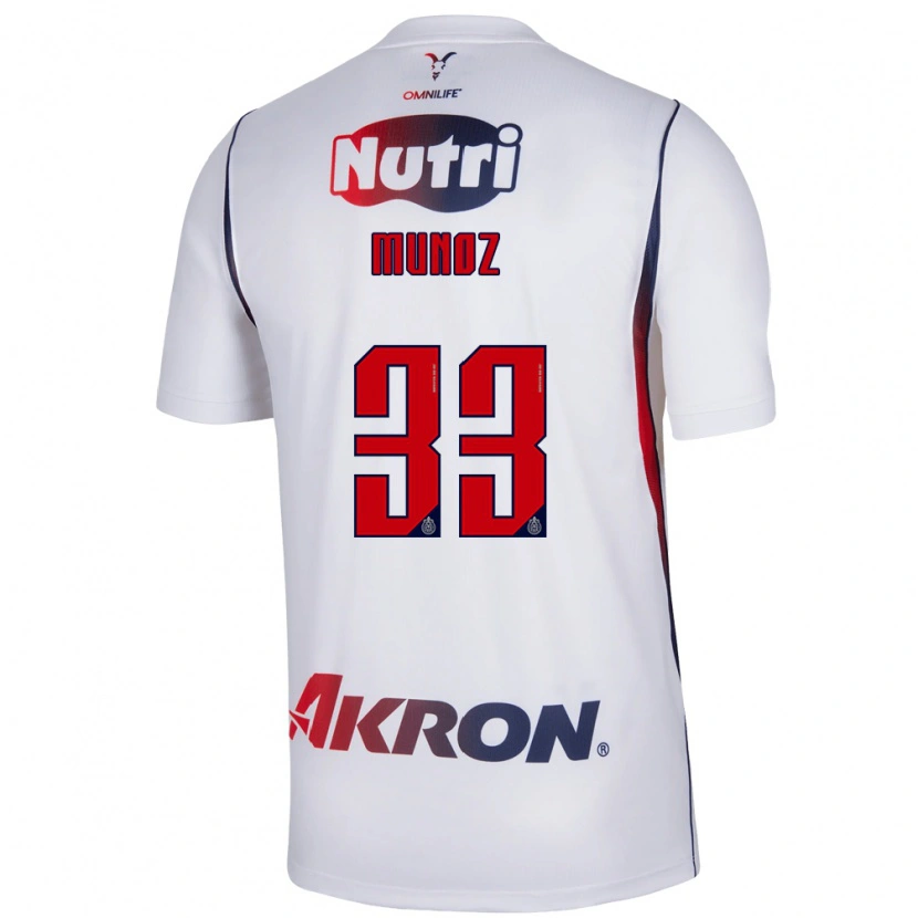 Danxen Herren Zahid Muñoz #33 Rot Weiß Marineblau Auswärtstrikot Trikot 2026/27 T-Shirt Schweiz