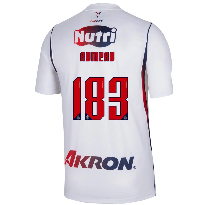 Danxen Herren Javen Romero #183 Rot Weiß Marineblau Auswärtstrikot Trikot 2026/27 T-Shirt Schweiz