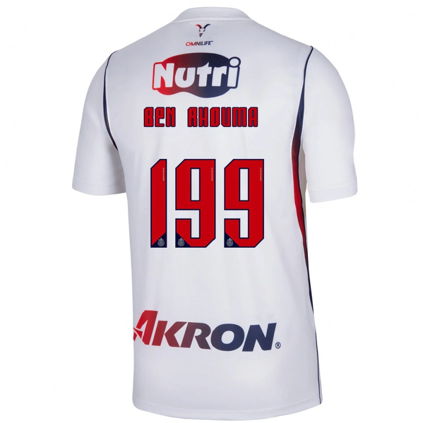 Danxen Herren Anwar Ben Rhouma #199 Rot Weiß Marineblau Auswärtstrikot Trikot 2026/27 T-Shirt Schweiz