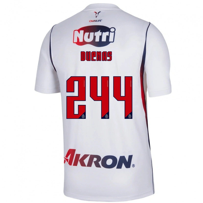 Danxen Herren Omar Dueñas #244 Rot Weiß Marineblau Auswärtstrikot Trikot 2026/27 T-Shirt Schweiz