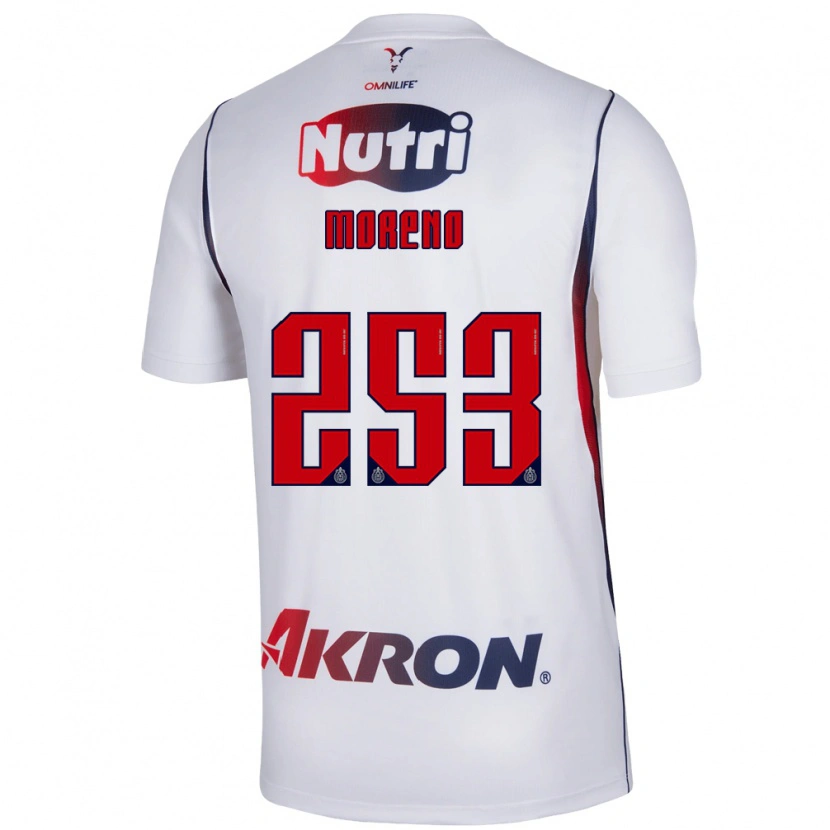 Danxen Herren Leonel Moreno #253 Rot Weiß Marineblau Auswärtstrikot Trikot 2026/27 T-Shirt Schweiz