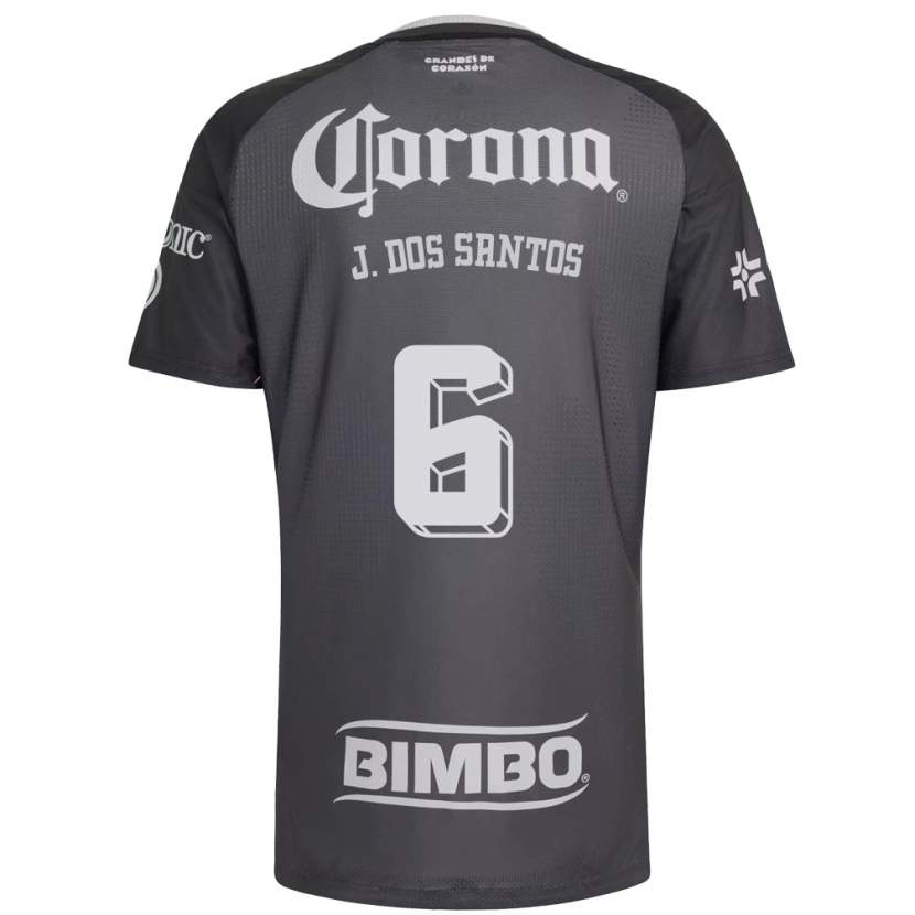 Danxen Herren Jonathan Dos Santos #6 Grau Weiß Schwarz Auswärtstrikot Trikot 2026/27 T-Shirt Schweiz