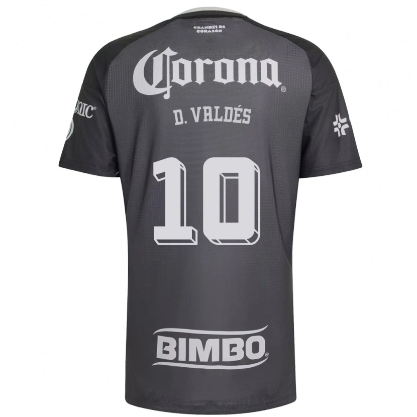 Danxen Herren Diego Valdes #10 Grau Weiß Schwarz Auswärtstrikot Trikot 2026/27 T-Shirt Schweiz