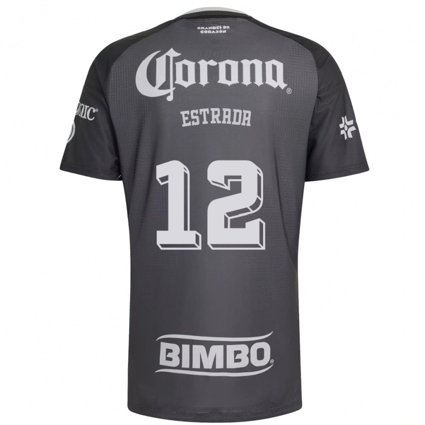 Danxen Herren Jonathan Estrada #12 Grau Weiß Schwarz Auswärtstrikot Trikot 2026/27 T-Shirt Schweiz