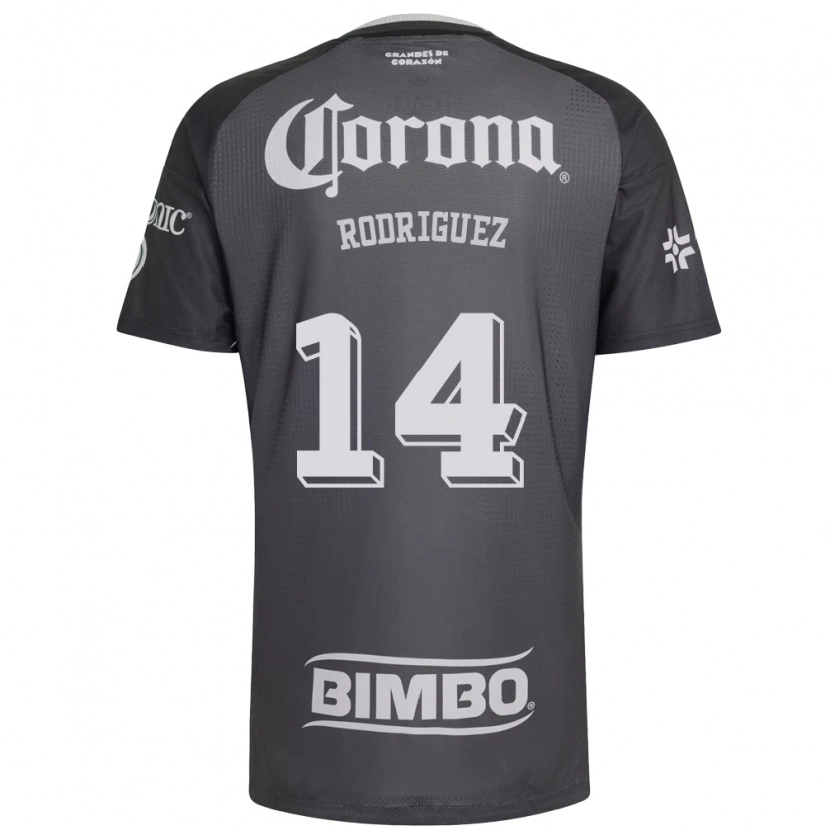 Danxen Herren Monica Rodriguez #14 Grau Weiß Schwarz Auswärtstrikot Trikot 2026/27 T-Shirt Schweiz