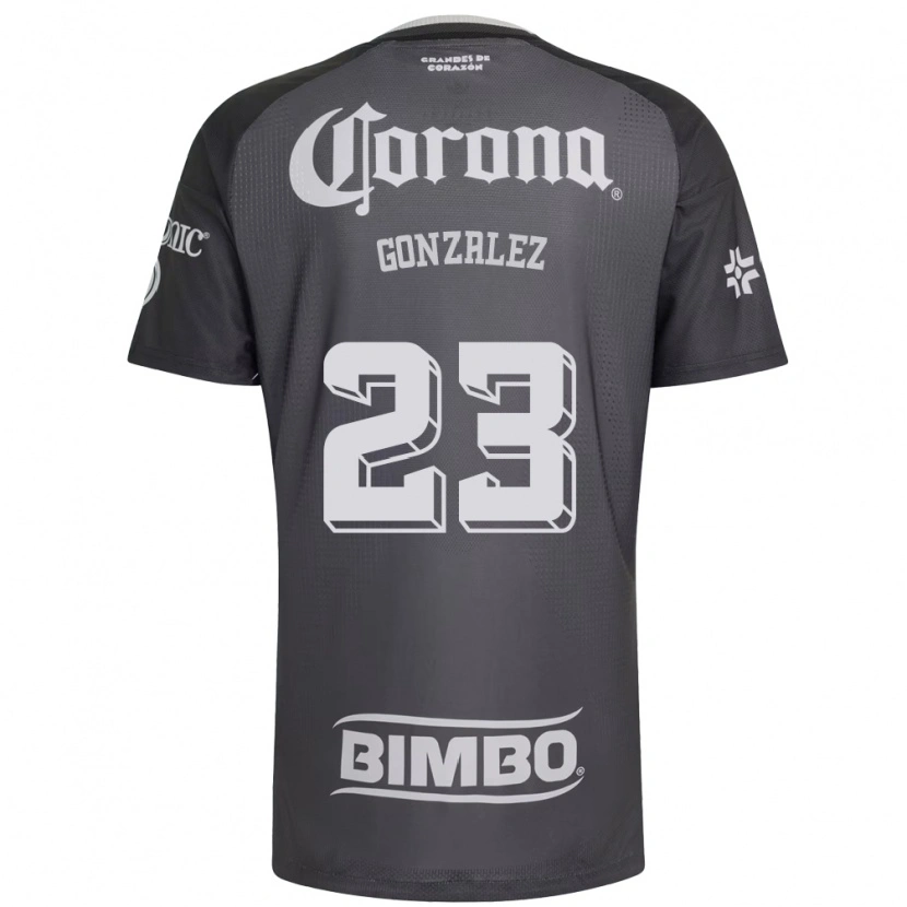 Danxen Herren Itzel Gonzalez #23 Grau Weiß Schwarz Auswärtstrikot Trikot 2026/27 T-Shirt Schweiz