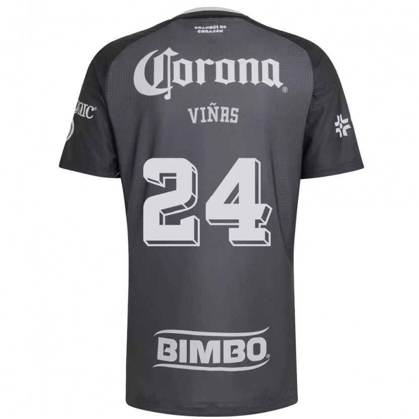 Danxen Herren Federico Viñas #24 Grau Weiß Schwarz Auswärtstrikot Trikot 2026/27 T-Shirt Schweiz
