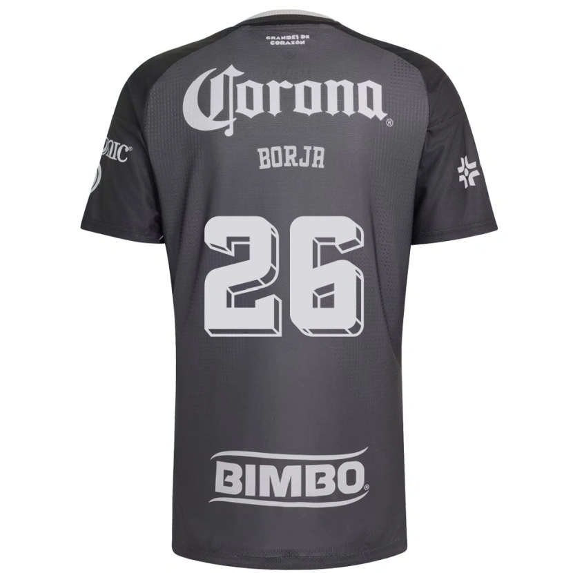 Danxen Herren Cristián Borja #26 Grau Weiß Schwarz Auswärtstrikot Trikot 2026/27 T-Shirt Schweiz
