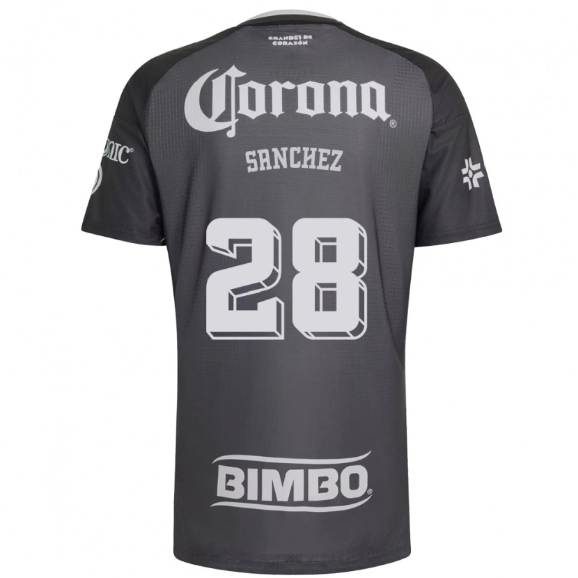 Danxen Herren Érick Sánchez #28 Grau Weiß Schwarz Auswärtstrikot Trikot 2026/27 T-Shirt Schweiz