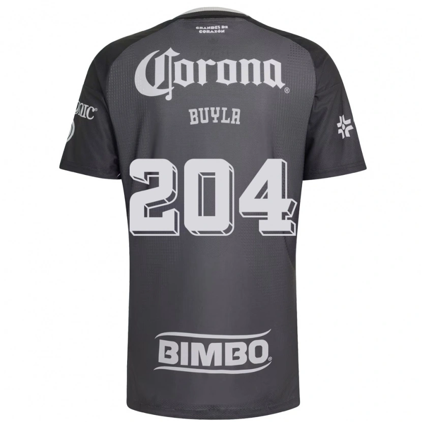 Danxen Herren Hugo Buyla #204 Grau Weiß Schwarz Auswärtstrikot Trikot 2026/27 T-Shirt Schweiz