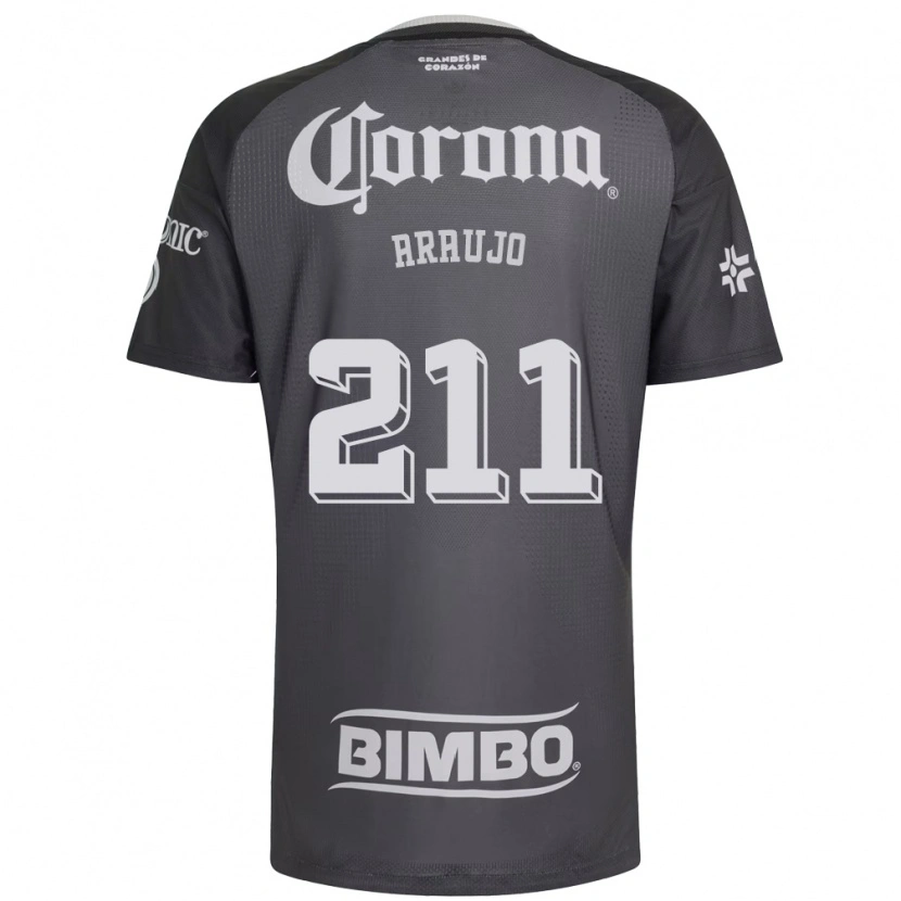 Danxen Herren Andrés Araujo #211 Grau Weiß Schwarz Auswärtstrikot Trikot 2026/27 T-Shirt Schweiz