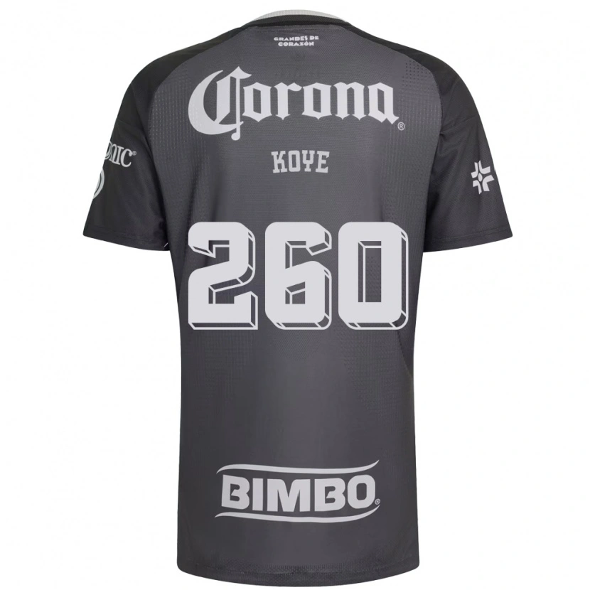 Danxen Herren Julián Koye #260 Grau Weiß Schwarz Auswärtstrikot Trikot 2026/27 T-Shirt Schweiz