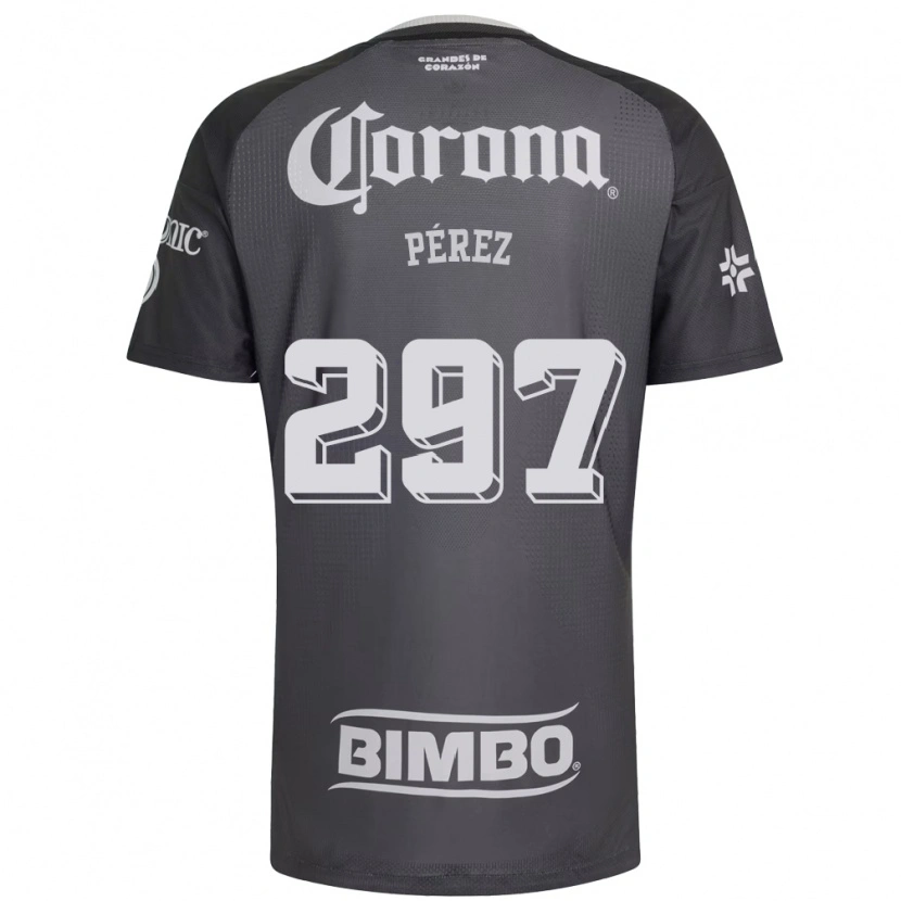 Danxen Herren Froylan Pérez #297 Grau Weiß Schwarz Auswärtstrikot Trikot 2026/27 T-Shirt Schweiz