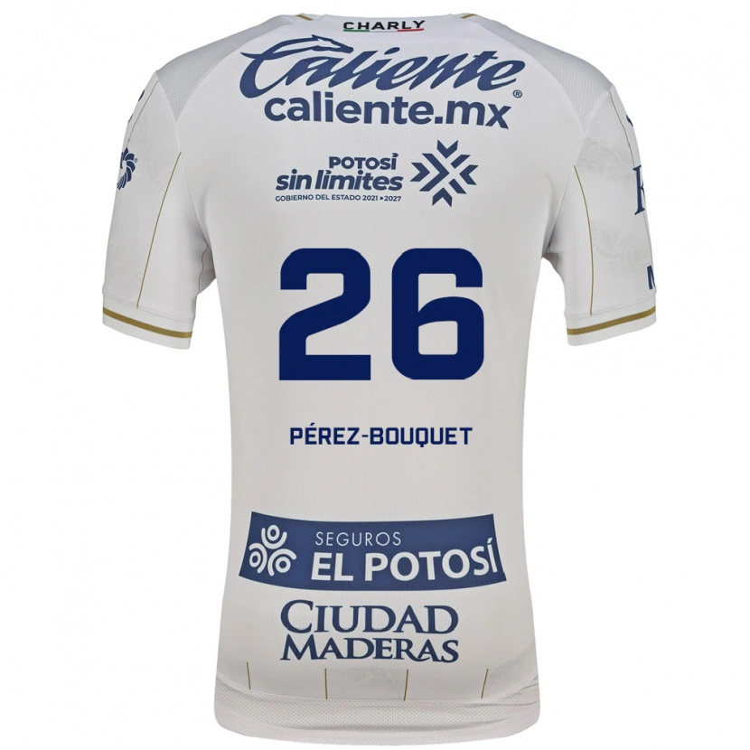 Danxen Herren Sebastián Pérez-Bouquet #26 Weiß Blau Auswärtstrikot Trikot 2026/27 T-Shirt Schweiz