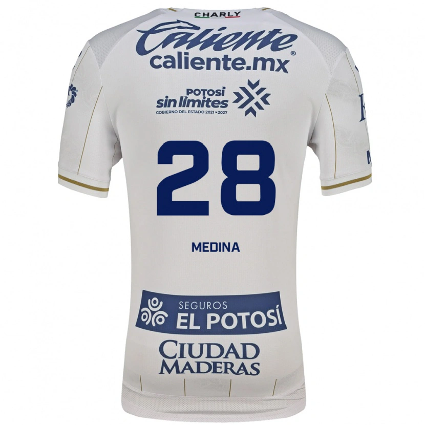 Danxen Herren Jesús Medina #28 Weiß Blau Auswärtstrikot Trikot 2026/27 T-Shirt Schweiz
