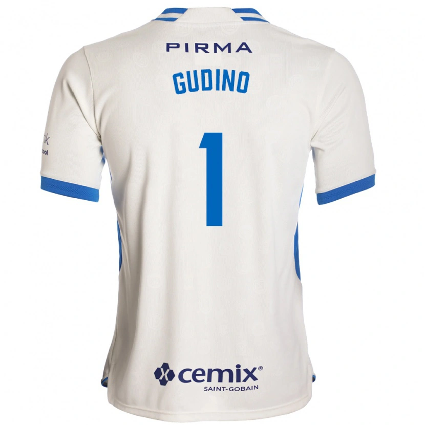 Danxen Herren Andrés Gudiño #1 Weiß Blau Rot Auswärtstrikot Trikot 2026/27 T-Shirt Schweiz