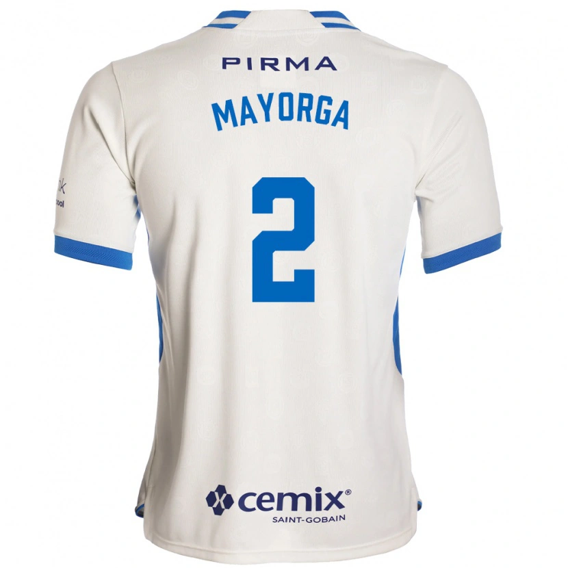 Danxen Herren Alejandro Mayorga #2 Weiß Blau Rot Auswärtstrikot Trikot 2026/27 T-Shirt Schweiz