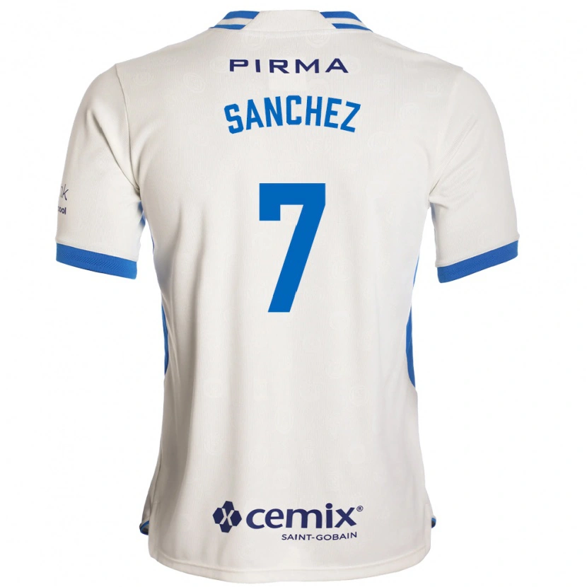 Danxen Herren Andrea Sanchez #7 Weiß Blau Rot Auswärtstrikot Trikot 2026/27 T-Shirt Schweiz