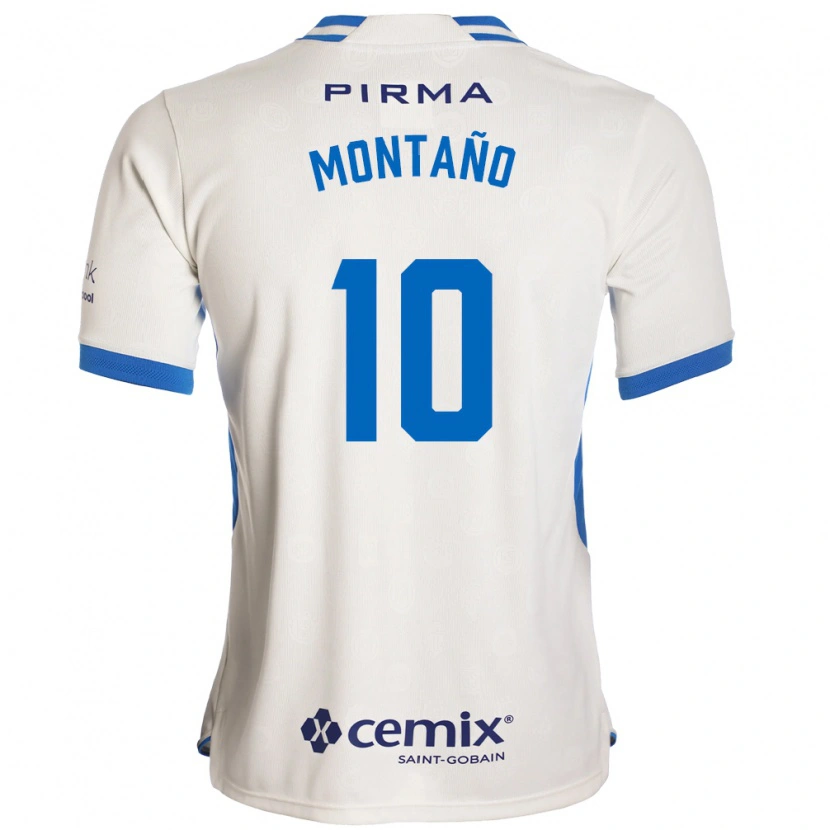 Danxen Herren Andrés Montaño #10 Weiß Blau Rot Auswärtstrikot Trikot 2026/27 T-Shirt Schweiz