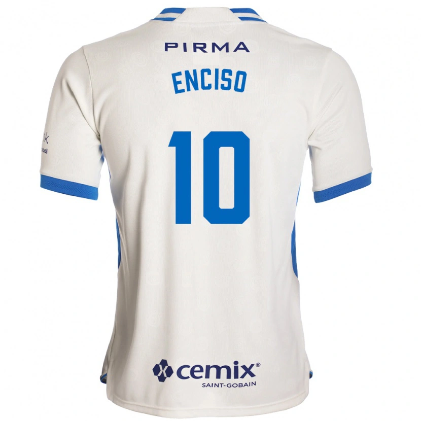 Danxen Herren Martha Enciso #10 Weiß Blau Rot Auswärtstrikot Trikot 2026/27 T-Shirt Schweiz
