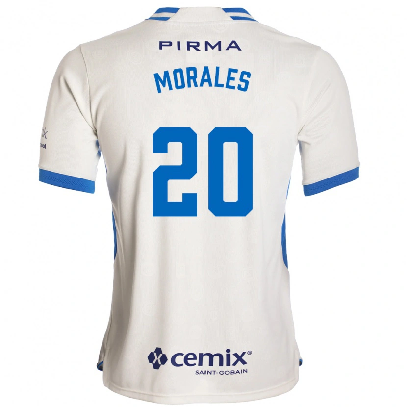 Danxen Herren Ivan Morales #20 Weiß Blau Rot Auswärtstrikot Trikot 2026/27 T-Shirt Schweiz