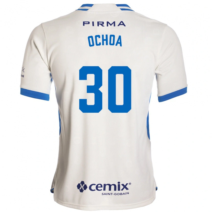 Danxen Herren Emmanuel Ochoa #30 Weiß Blau Rot Auswärtstrikot Trikot 2026/27 T-Shirt Schweiz