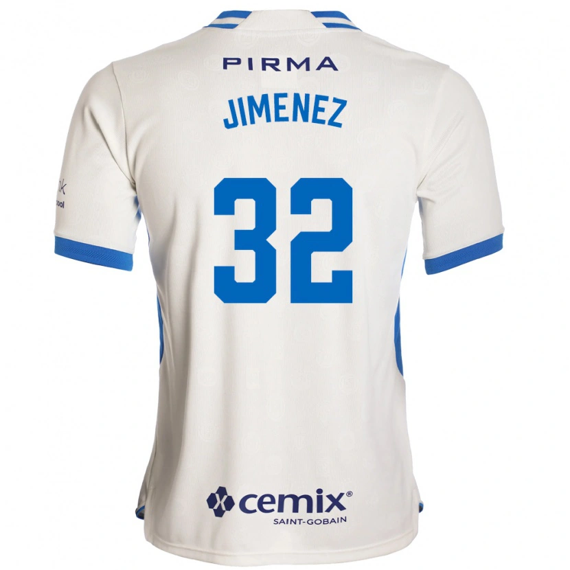 Danxen Herren Cristian Jiménez #32 Weiß Blau Rot Auswärtstrikot Trikot 2026/27 T-Shirt Schweiz