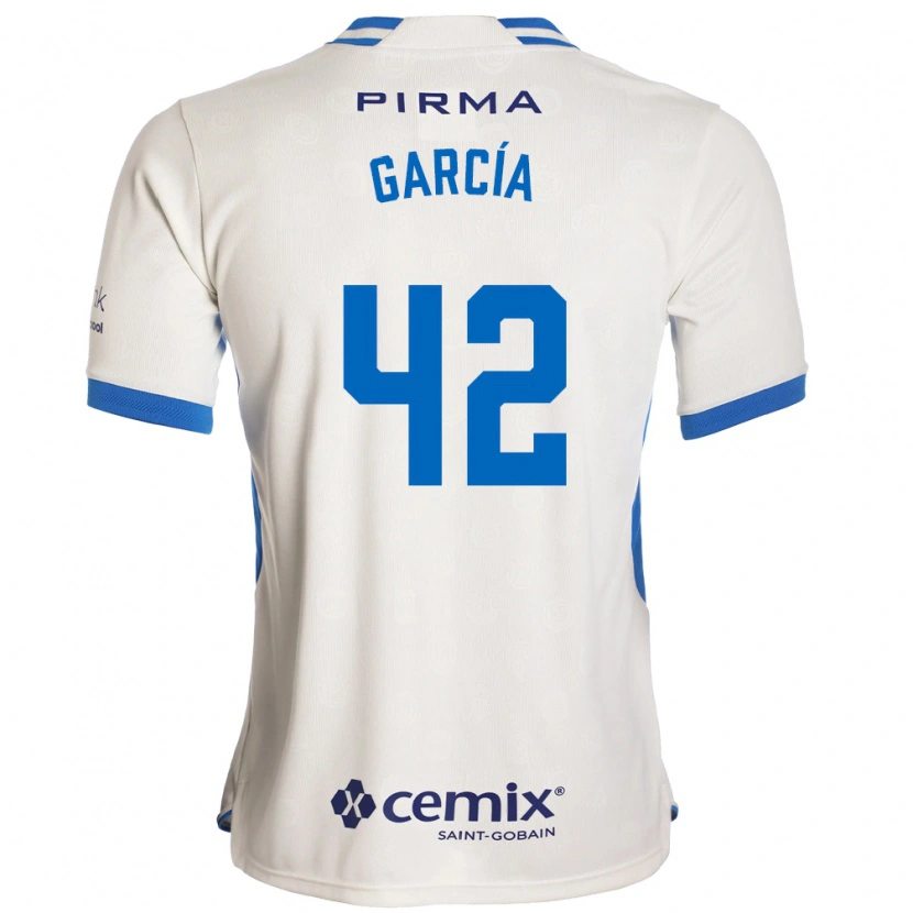 Danxen Herren Jorge García #42 Weiß Blau Rot Auswärtstrikot Trikot 2026/27 T-Shirt Schweiz