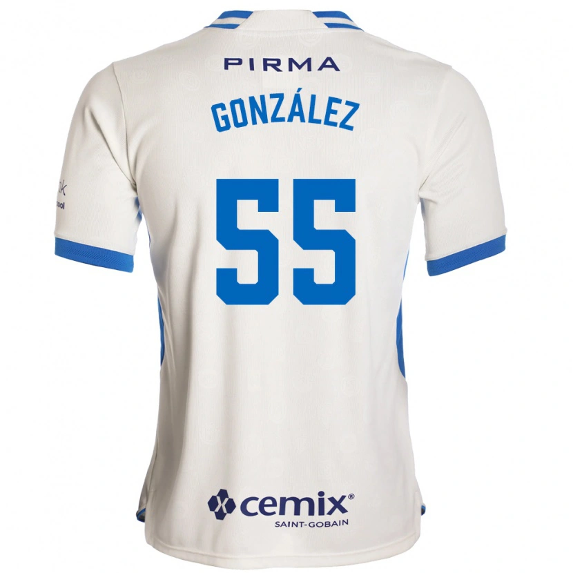 Danxen Herren Rogelio González #55 Weiß Blau Rot Auswärtstrikot Trikot 2026/27 T-Shirt Schweiz