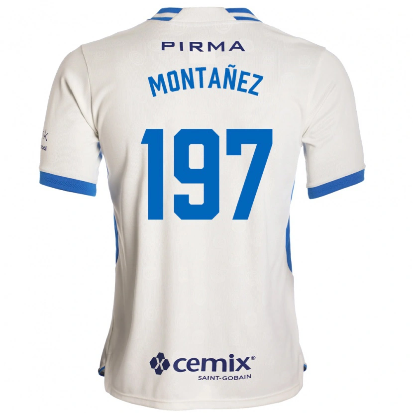 Danxen Herren Humberto Montañez #197 Weiß Blau Rot Auswärtstrikot Trikot 2026/27 T-Shirt Schweiz