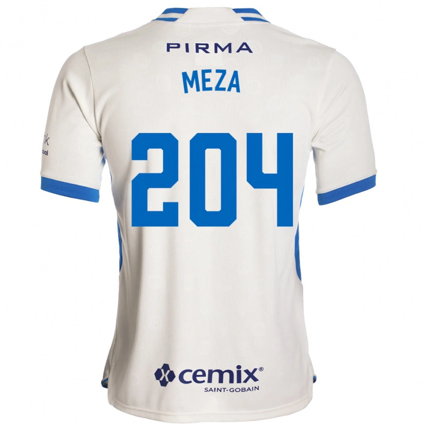 Danxen Herren Jonathan Meza #204 Weiß Blau Rot Auswärtstrikot Trikot 2026/27 T-Shirt Schweiz
