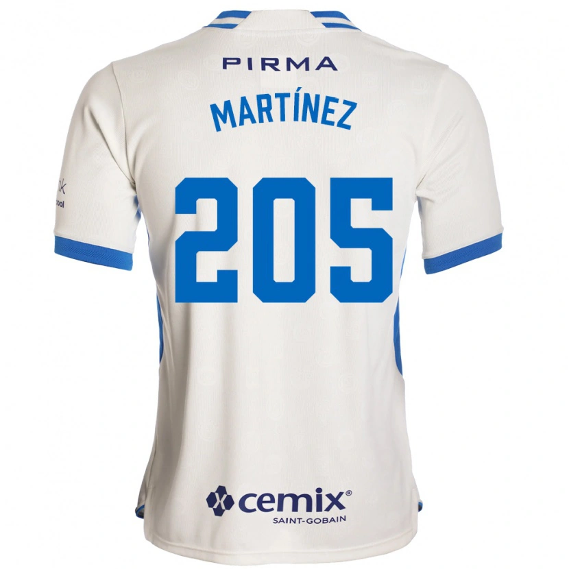 Danxen Herren César Martínez #205 Weiß Blau Rot Auswärtstrikot Trikot 2026/27 T-Shirt Schweiz