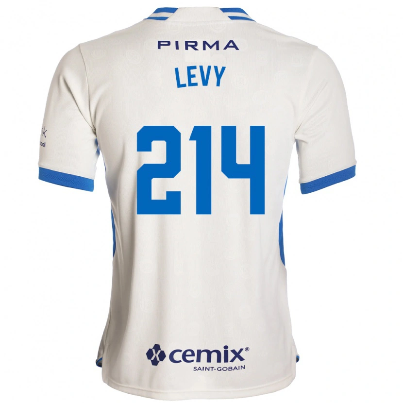 Danxen Herren Mateo Levy #214 Weiß Blau Rot Auswärtstrikot Trikot 2026/27 T-Shirt Schweiz