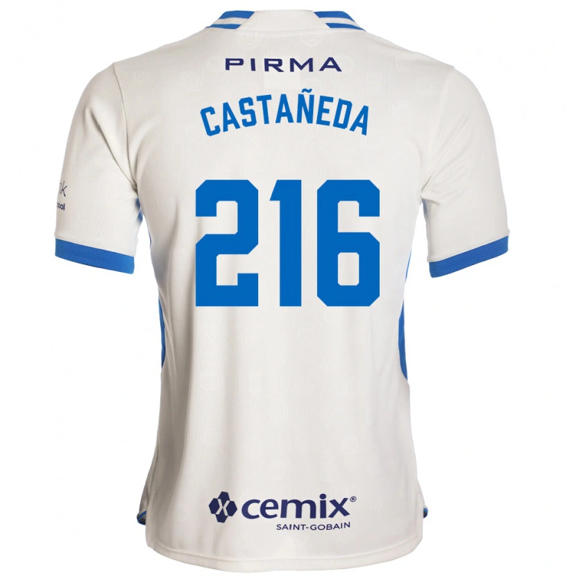 Danxen Herren Ian Castañeda #216 Weiß Blau Rot Auswärtstrikot Trikot 2026/27 T-Shirt Schweiz