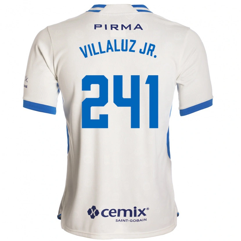 Danxen Herren César Villaluz Jr. #241 Weiß Blau Rot Auswärtstrikot Trikot 2026/27 T-Shirt Schweiz