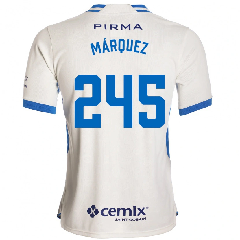 Danxen Herren Víctor Márquez #245 Weiß Blau Rot Auswärtstrikot Trikot 2026/27 T-Shirt Schweiz