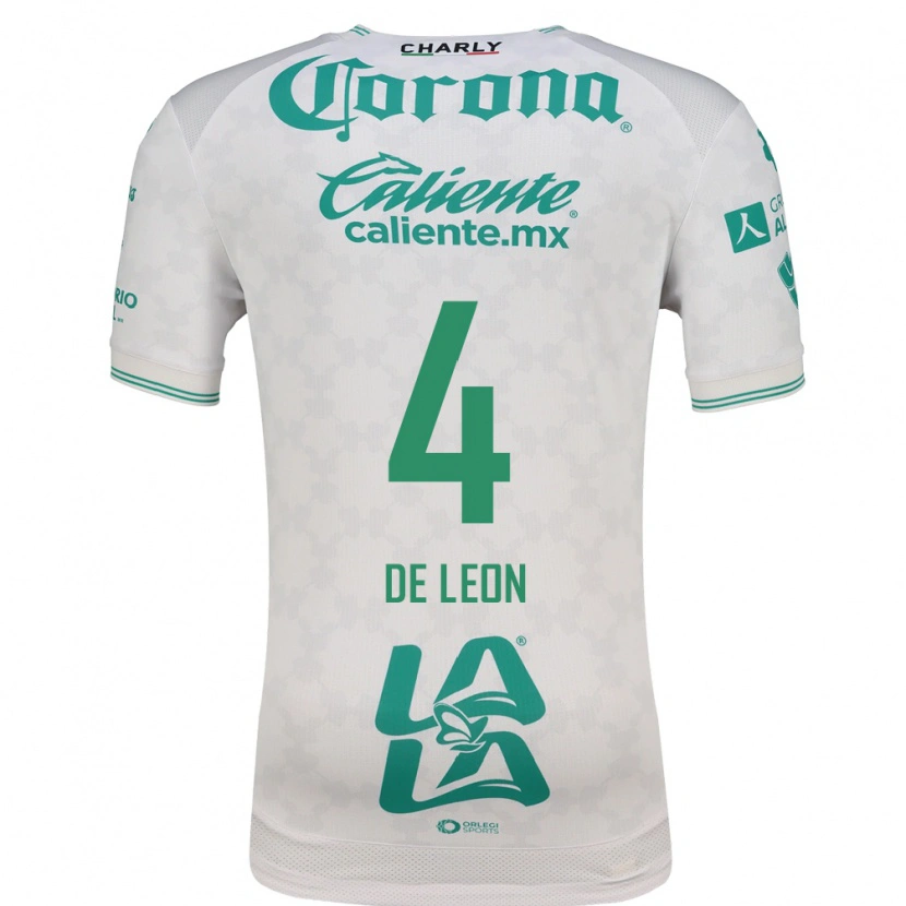 Danxen Herren Lourdes De Leon #4 Hellgrün Weiß Auswärtstrikot Trikot 2026/27 T-Shirt Schweiz